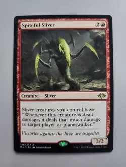 MTG Spiteful Sliver Modern Horizons Regular Rare - Image 1