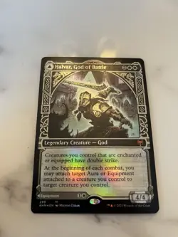 MtG Halvar, God of Battle (Showcase) Kaldheim, Foil - Image 1