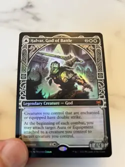 MtG Halvar, God of Battle (Showcase) Kaldheim, Foil - Image 2
