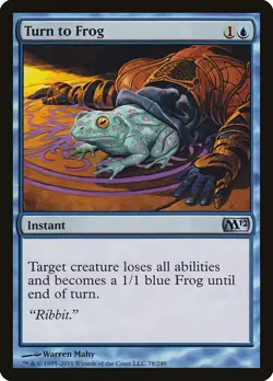 MTG | Turn to Frog [Magic 2012] Foil Near Mint - Image 1