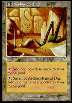 Archaeological Dig - Light Play MTG Invasion - Image 1