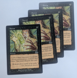 Magic Mtg Urza's Saga Duress x4 lightly played - Image 1