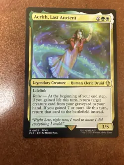 DDcards 🇨🇦 Mtg Magic Final Fantasy Commander Aerith Last Ancient - Image 1