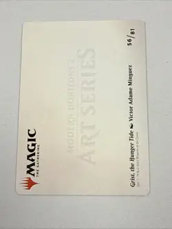 MTG Misprint Error Crimped Grist, The Hunger Tide Art Card Modern Horizons 2 - Image 4