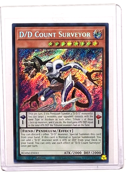 D/D Count Surveyor BLMR-EN041 1st Ed Secret Rare Yu-Gi-Oh! NM Holo - Image 2