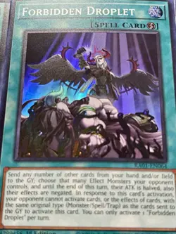 3x Forbidden Droplet | RA01-EN064 | Super Rares | NM | 1st Edition | Yu-Gi-Oh! - Image 4