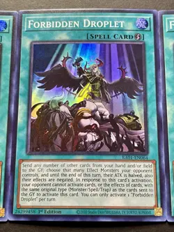 3x Forbidden Droplet | RA01-EN064 | Super Rares | NM | 1st Edition | Yu-Gi-Oh! - Image 5