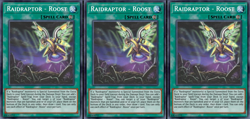 Yu-Gi-Oh! -3X Raidraptor - Roost - PHNI-EN057 - Phantom Nightmare - NM/M - Image 1
