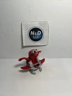 Bakugan Flash Ingram 850G Red Pyrus B2 Mechtanium Surge Battle Brawlers Spinning - Image 1