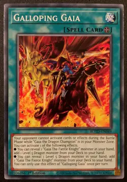Galloping Gaia | ROTD-EN049 | Common | 1st Edition | YuGiOh - Image 1
