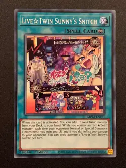 Live☆Twin Sunny's Snitch | MP22-EN161 | Common | 1st Edition | YuGiOh TCG - Image 1