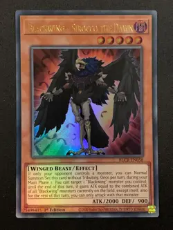 Blackwing - Sirocco the Dawn | BLCR-EN058 | Ultra Rare | 1st Edition | YuGiOh - Image 1