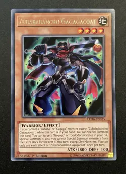 Zubababancho Gagagacoat - LED6-EN035 - Rare - 1st Edition - YuGiOh TCG - Image 1