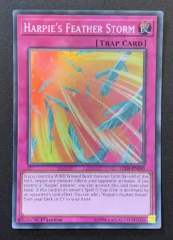 Harpie's Feather Storm | LED4-EN000 | Super Rare | 1st Edition | YuGiOh - Image 1
