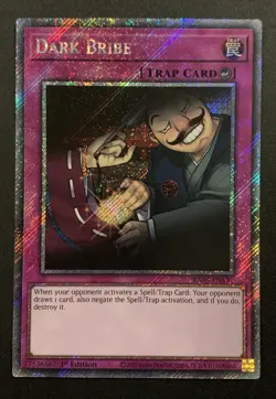 Dark Bribe - RA03-EN187- Platimun Secret Rare - 1st Edition - YuGiOh - Image 1