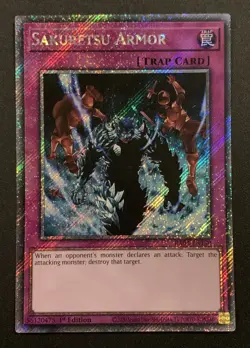 Sakuretsu Armor - RA03-EN130 - Platimun Secret Rare - 1st Edition - YuGiOh - Image 1