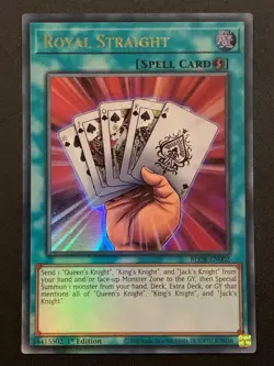 Royal Straight | BLCR-EN002 | Ultra Rare | 1st Edition | YuGiOh TCG - Image 1
