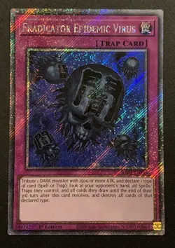 Eradicator Epidemic Virus - RA03-EN183 - Platimun Secret Rare - 1st Ed - YuGiOh - Image 1