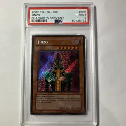 Yu-Gi-Oh! TCG PSA 9 2002 Jinzo PSV-000 Secret Rare Unlimited - Image 1