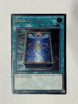 1x Book of Moon OP13-EN001 Ultimate Rare Near Mint English Yu-Gi-Oh! - Image 1