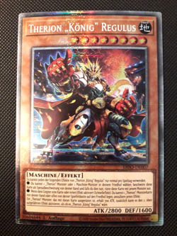 Yu-Gi-Oh! Therion "Konig" Regulus, DIFO-DE007, Starlight Rare, 1.A., Near Mint - Image 1