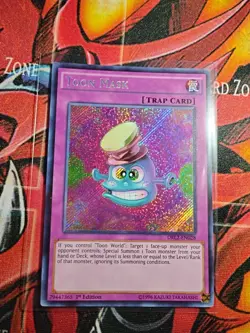 Toon Mask 1st Edition DRL2-EN028 Secret Rare Yu-Gi-Oh Card Near Mint NM - Image 1