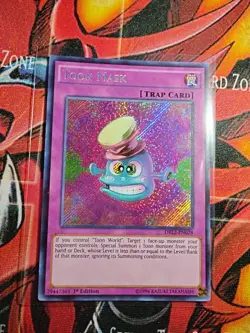 Toon Mask 1st Edition DRL2-EN028 Secret Rare Yu-Gi-Oh Card Near Mint NM - Image 2
