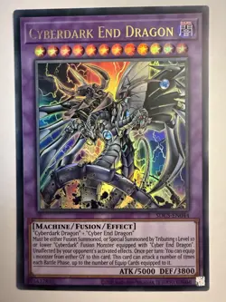 Yu-Gi-Oh Card - SDCS-EN044 - CYBERDARK END DRAGON (ultra rare) - NM Unlimited - Image 1