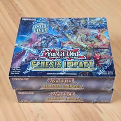 Yu-Gi-Oh Genesis Impact Booster Box 1st English Edition - Sealed (Lot of 2) - Image 1
