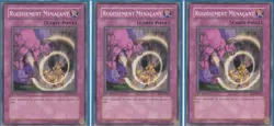 Yu-Gi-Oh! 3x Rugissement Menacant FET-FR052 EXCELLENT ETAT Format Goat et Edison - Image 1