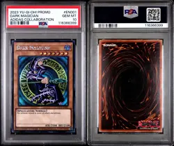 Yu-Gi-Oh! TCG Dark Magician Adidas Collaboration 2023 PSA GM MT 10 - Image 3