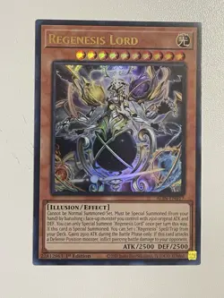 Regenesis Lord ALIN-EN017 Ultra Rare 1st Edition Yugioh NM - Image 1