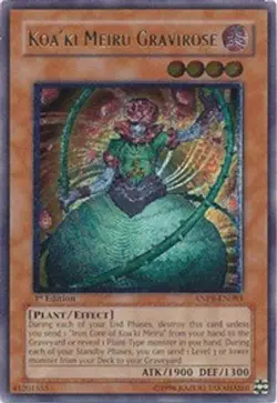 Koa'ki Meiru Gravirose (UTR) - Unlimited Ancient Prophecy MP YuGiOh - Image 1