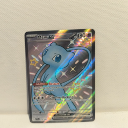 Pokemon Card Mew Ex 216/091 Shiny Ultra Rare Paldean Fates Full Art Near Mint - Image 1