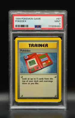 Pokedex 1999 Pokemon Base Set Unlimited #87 WOTC PSA 9 Newly Graded - Image 1