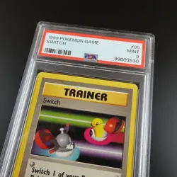 PSA 9 Switch 95/102 Pokemon Trainer Base Set Non Holo Graded Card - Image 2