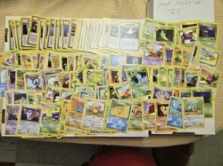 Pokemon Vintage Lot- 144 Cards- Common, Uncommon, Trainers, WOTC ERA- NM-HP - Image 1