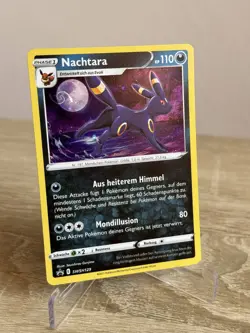 Nachtara SWIRL HOLO Drachenwandel Blister Promo SWSH129 Pokemon Karten Sammlung - Image 1