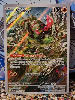 Okidogi 074/064 Illustration Rare Pokemon TCG Scarlet & Violet Shrouded Fable - Image 1