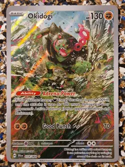 Okidogi 074/064 Illustration Rare Pokemon TCG Scarlet & Violet Shrouded Fable - Image 2