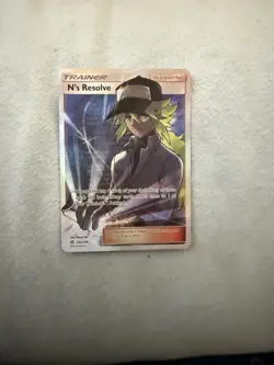 Pokemon TCG N's Resolve Full Art Trainer Cosmic Eclipse 232/236 Near Mint - Image 1