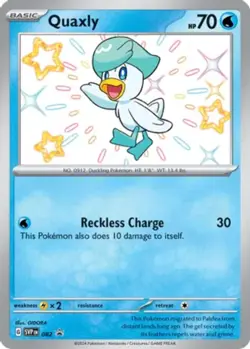 Quaxly - SVP082 - SVP Black Star Promos NM, English Pokemon SV Black Star Promos - Image 1