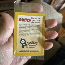 FACTORY SEALED Entei Black Star Promo 34 Reverse Holo Promo Pokemon Card - Image 3