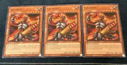3x Gigantes Playset Yugioh Invasion of Chaos 25th Anniversary Edition IOC Goat - Image 1