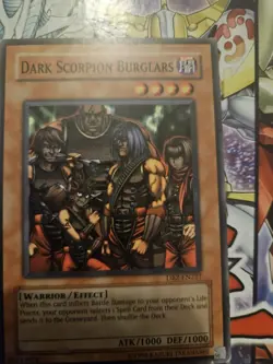 Dark Scorpion Burglars - DB2-EN227 - Common - Unlimited Edition - Image 1