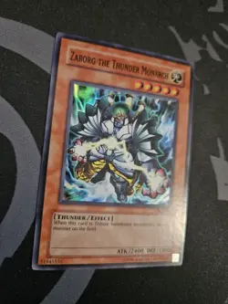Zaborg the Thunder Monarch AST-023 Ancient Sanctuary Unlimited Super Rare NM - Image 2