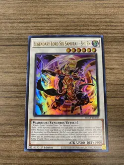 Yu-Gi-Oh Legendary Lord Six Samurai - Shi En ROTA-EN039 Yugioh Rare - Image 1