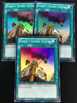 YUGIOH SHIEN'S SMOKE SIGNAL SPWA-EN030 1ST SUPER X3(NM) - Image 1
