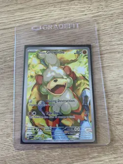 Hisuian Growlithe 181/167 Twilight Masquerade Pokemon TCG Card - Image 1