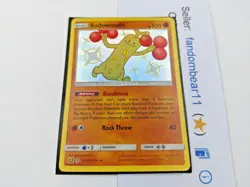 Sudowoodo SHINY HOLO RARE card SV20/SV94 Sun & Moon Hidden Fates 2019 Pokemon - Image 2